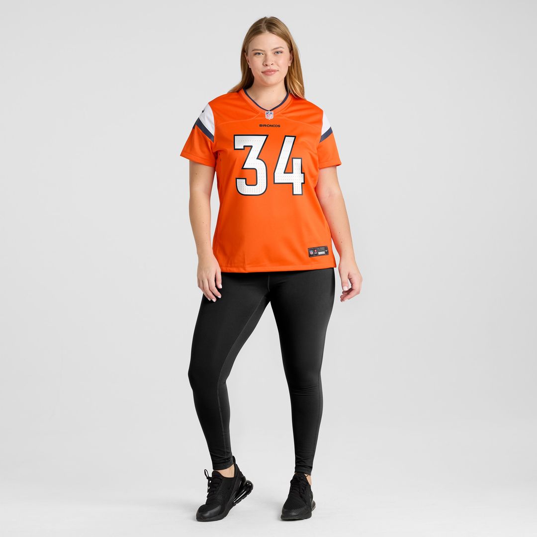 JL Skinner Denver Broncos Nike Women's Team Game Jersey -  Orange