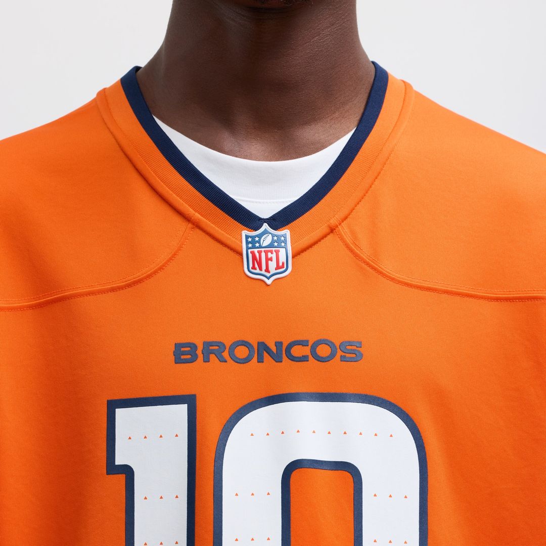 Bo Nix Denver Broncos Nike Alternate Game Jersey -  Navy