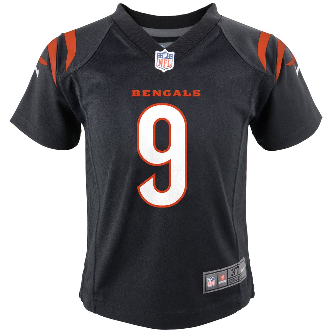 Joe Burrow Cincinnati Bengals Nike Infant Team  Player Game Jersey - Black