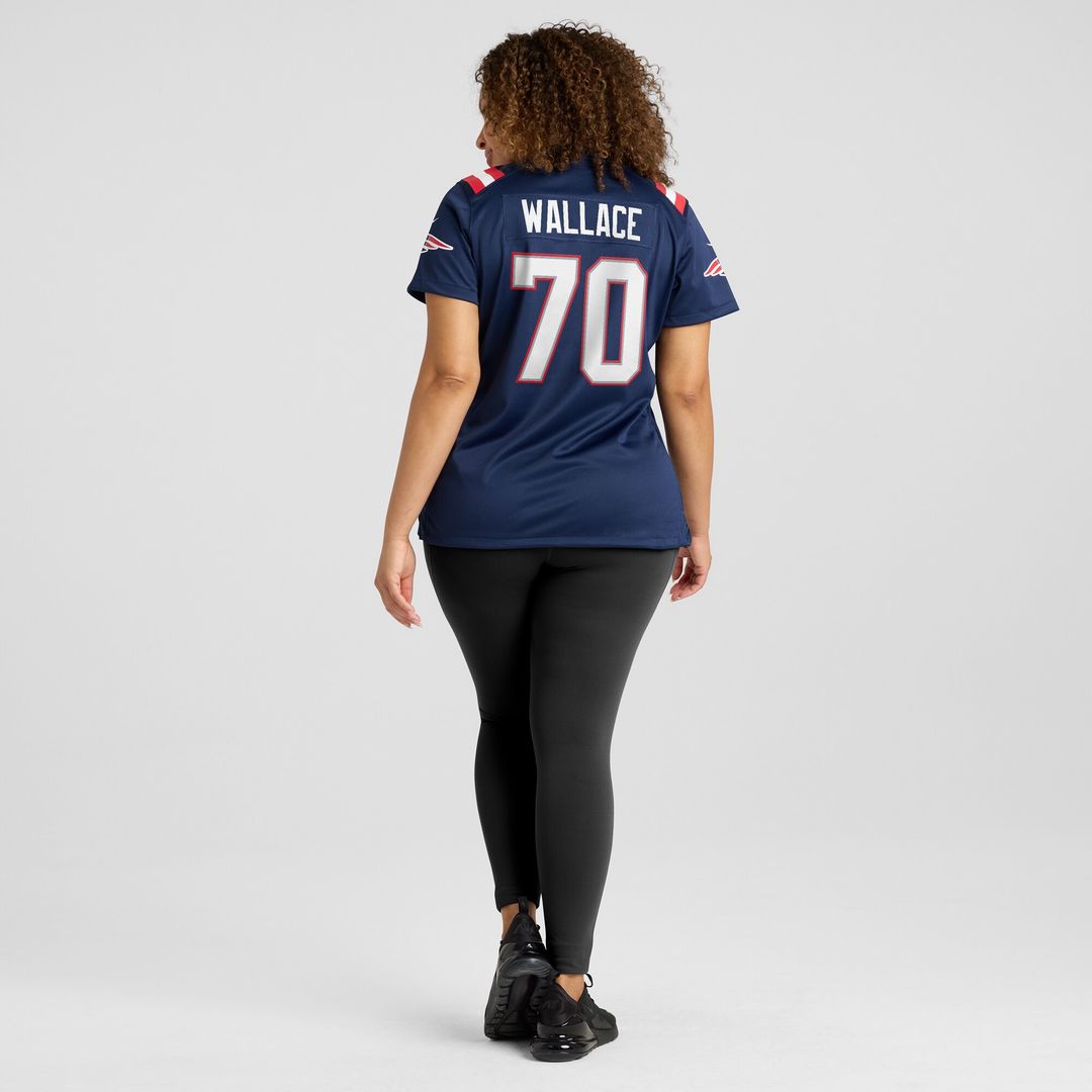 Caedan Wallace New England Patriots Nike Women's Game Jersey - Navy