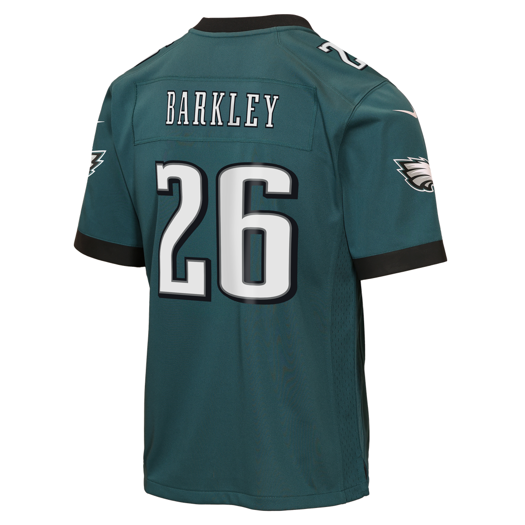 Saquon Barkley Philadelphia Eagles Nike Youth Alternate Game Jersey - Black