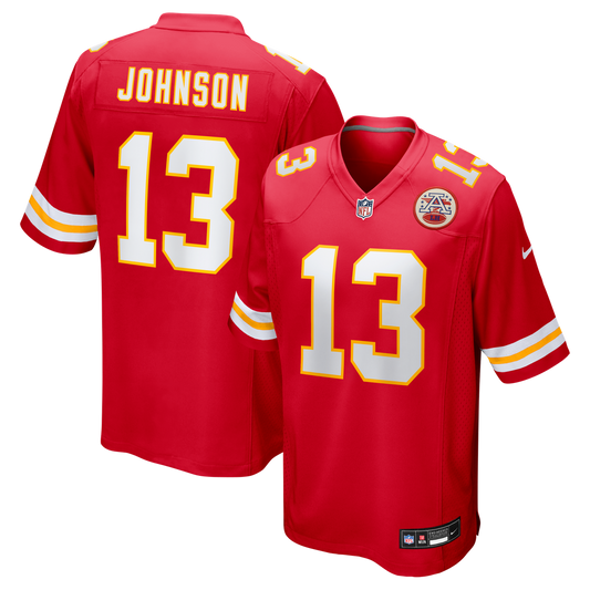 Nazeeh Johnson Kansas City Chiefs Nike Game Player Jersey - Red