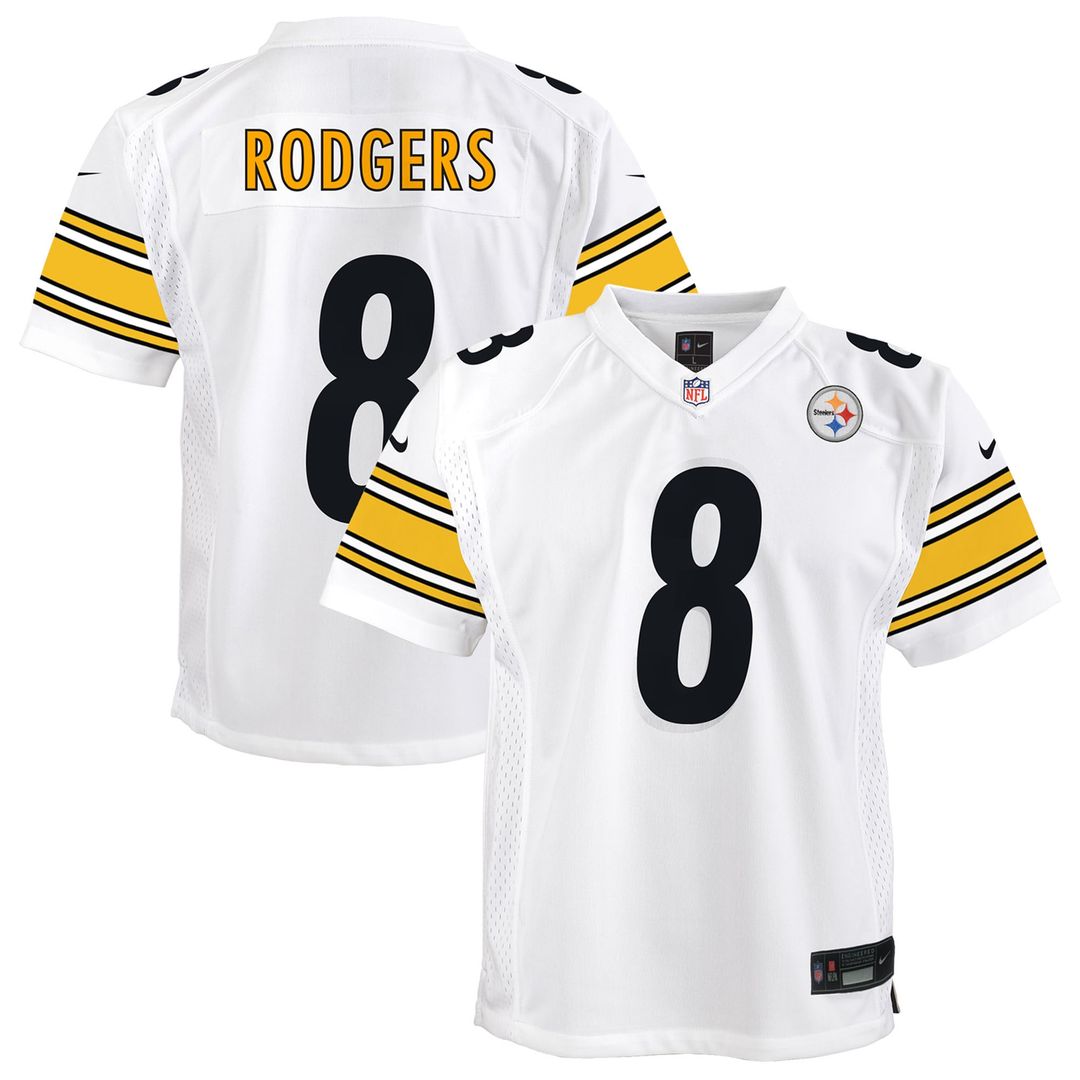 Aaron Rodgers Pittsburgh Steelers Nike Youth Game Jersey - Black