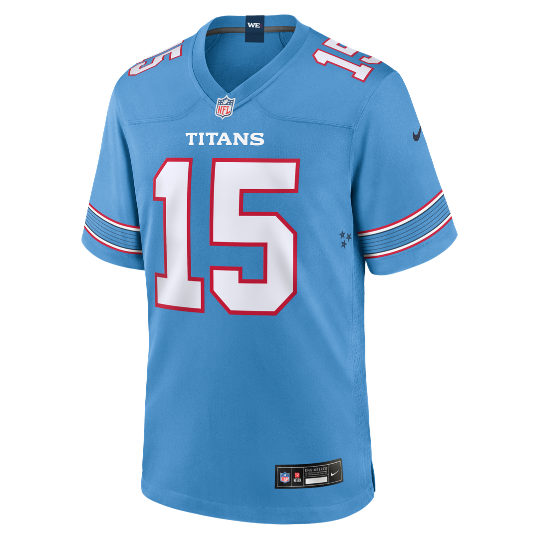 Keldric Faulk Tennessee Titans Nike Team Game Jersey - Light Blue