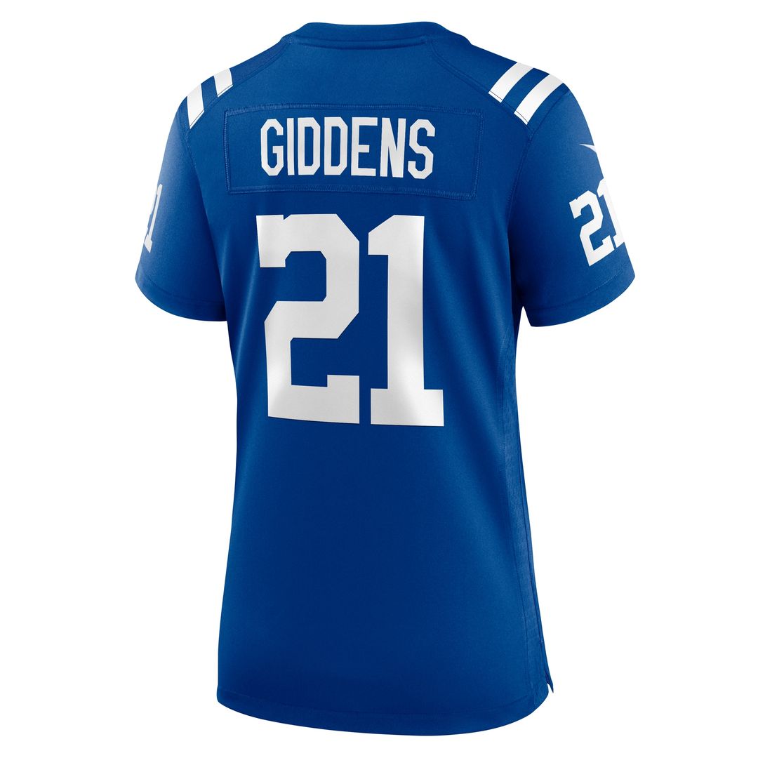 DJ Giddens Indianapolis Colts Nike Women's Team Game Jersey -  Royal