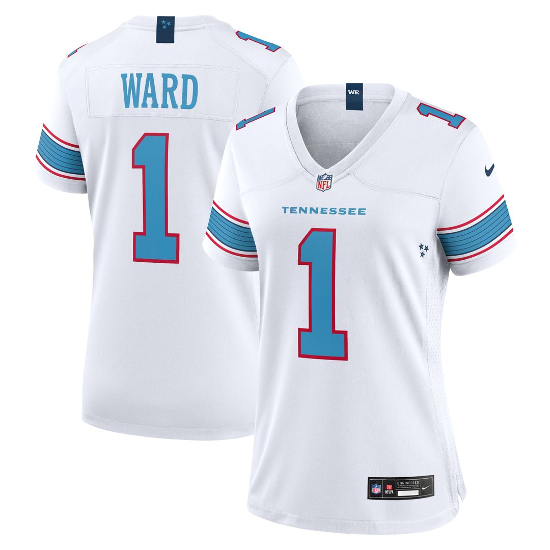Cameron Ward Tennessee Titans Nike Women's Game Jersey - Light Blue