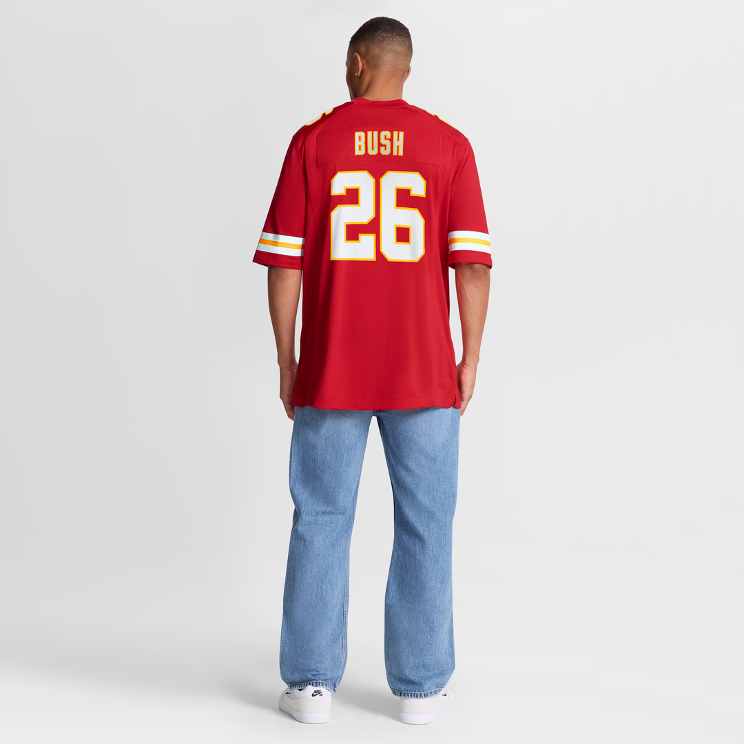 Deon Bush Kansas City Chiefs Nike Game Player Jersey - Red