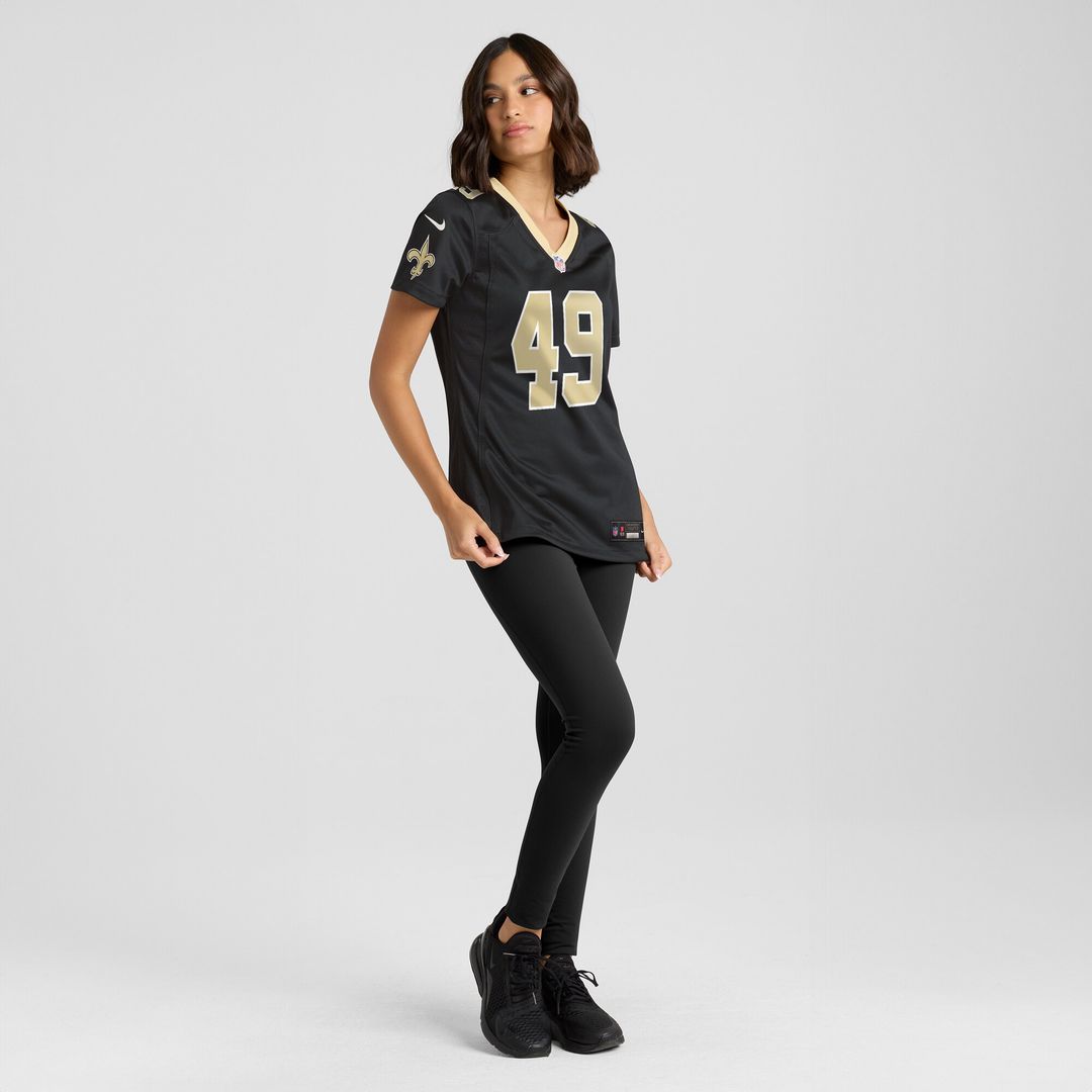Zach Wood New Orleans Saints Nike Women's Game Jersey - Black