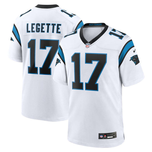 Xavier Legette Carolina Panthers Nike Game Jersey -  White