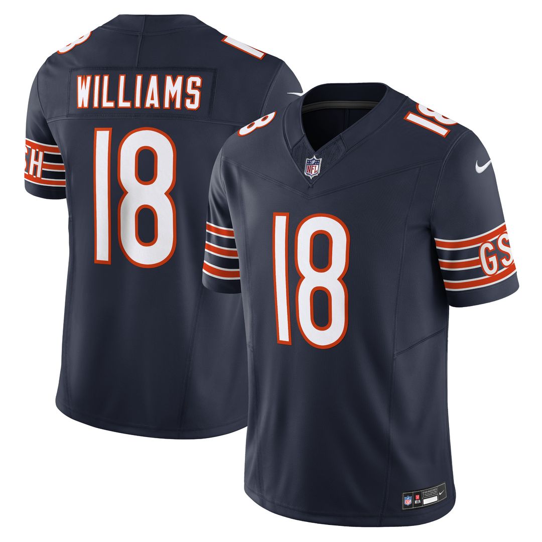 Caleb Williams Chicago Bears Nike Vapor F.U.S.E. Limited Jersey - Orange