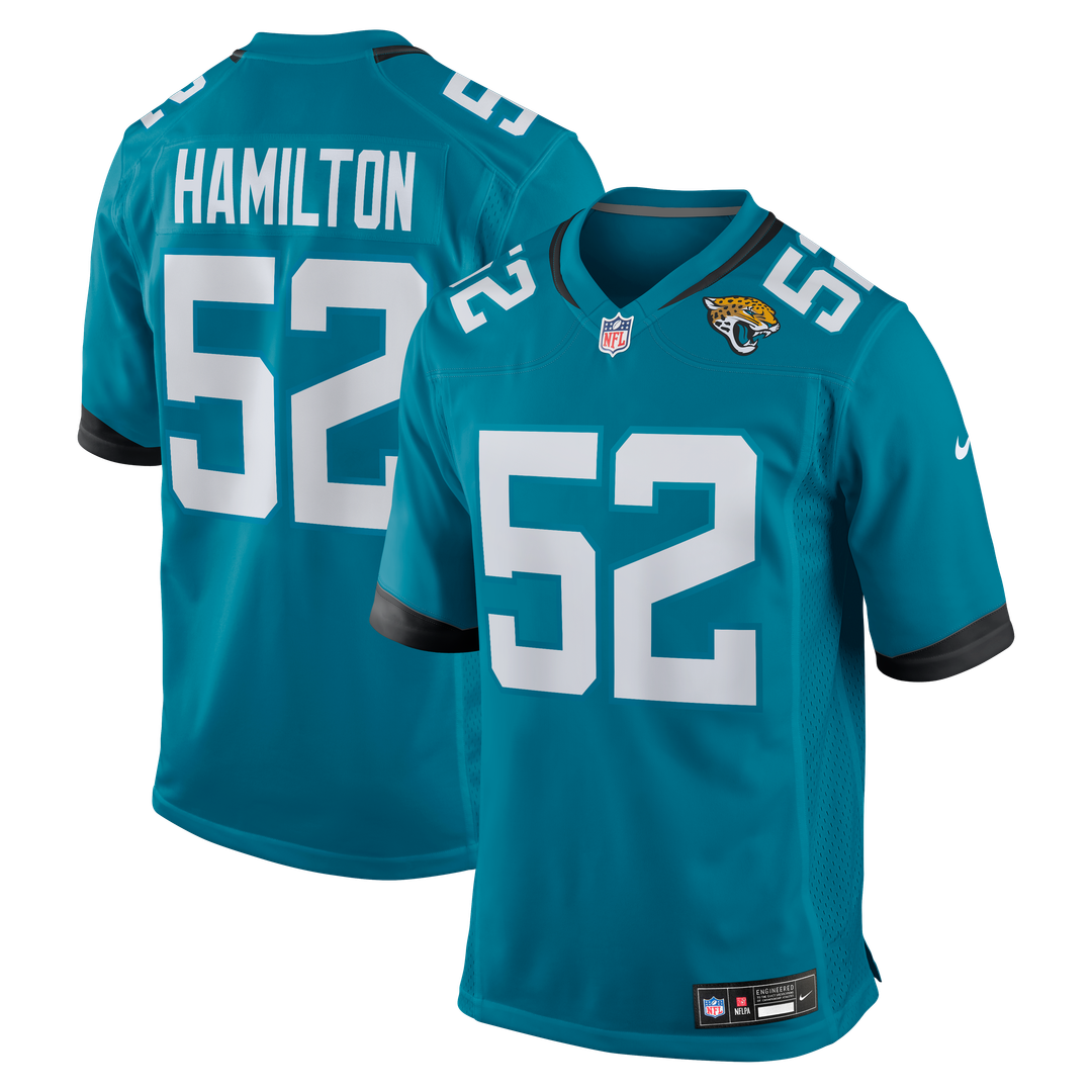 DaVon Hamilton Jacksonville Jaguars Nike Game Jersey - Black