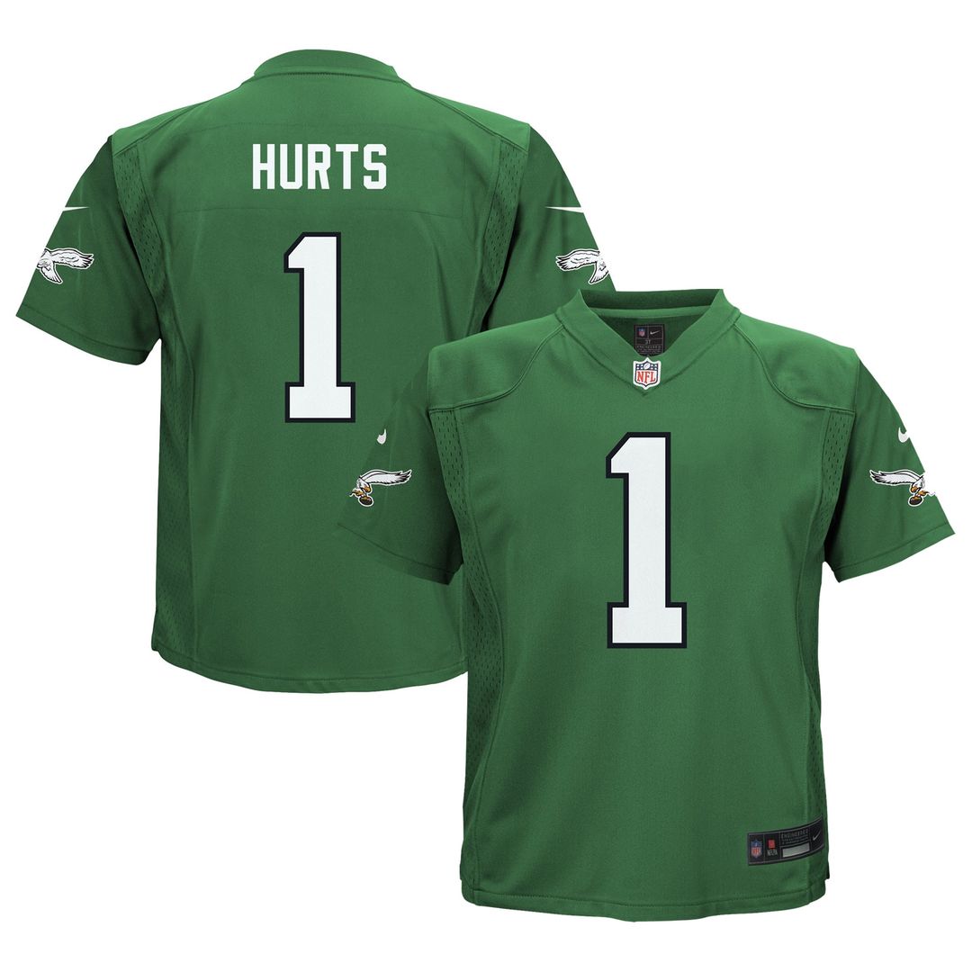 Jalen Hurts Philadelphia Eagles Nike Infant Alternate  Player Game Jersey - Kelly Green