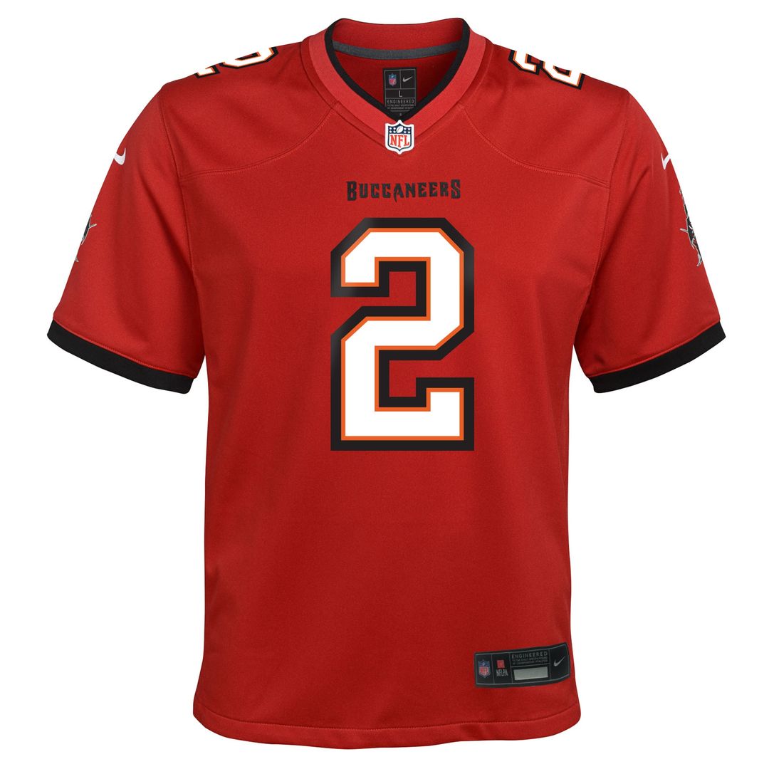 Emeka Egbuka Tampa Bay Buccaneers Nike Youth Team Game Jersey - Orange
