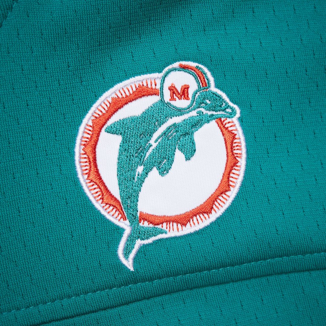 Dan Marino Miami Dolphins Mitchell & Ness Player Name & Number Hoodie Legacy Jersey - Aqua