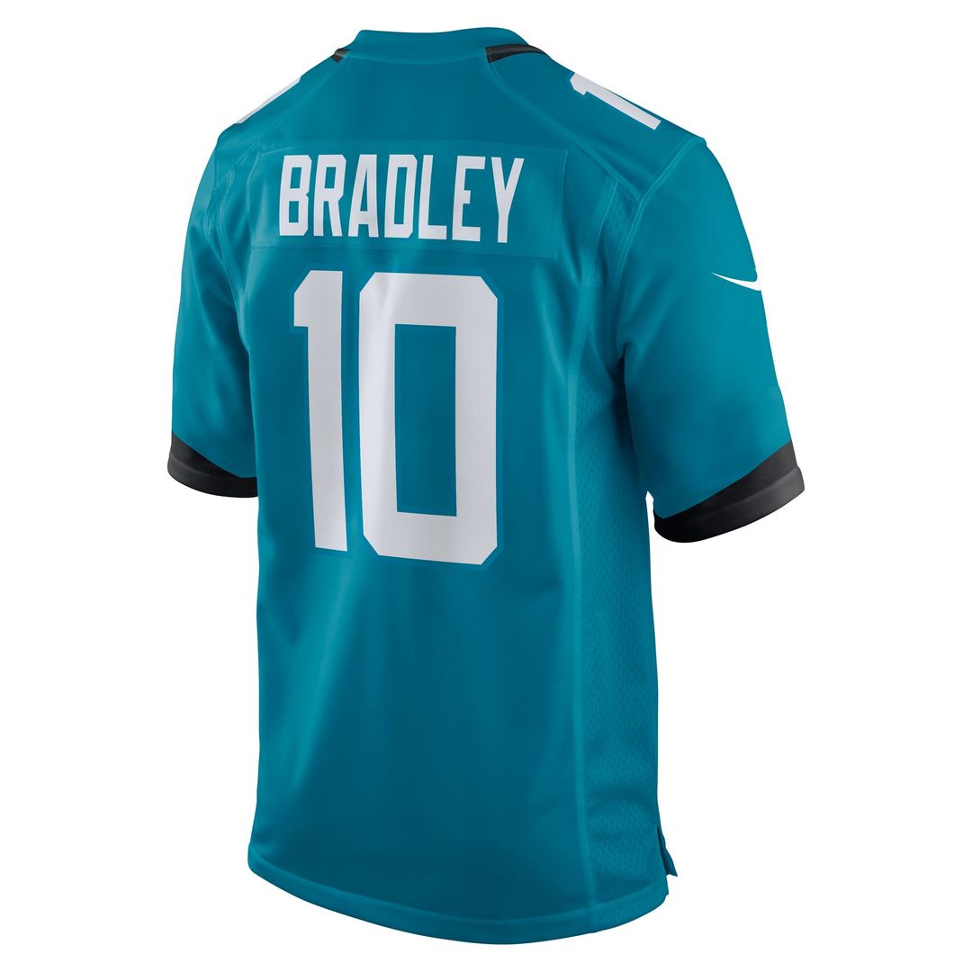 Carter Bradley Jacksonville Jaguars Nike Team Game Jersey -  Teal