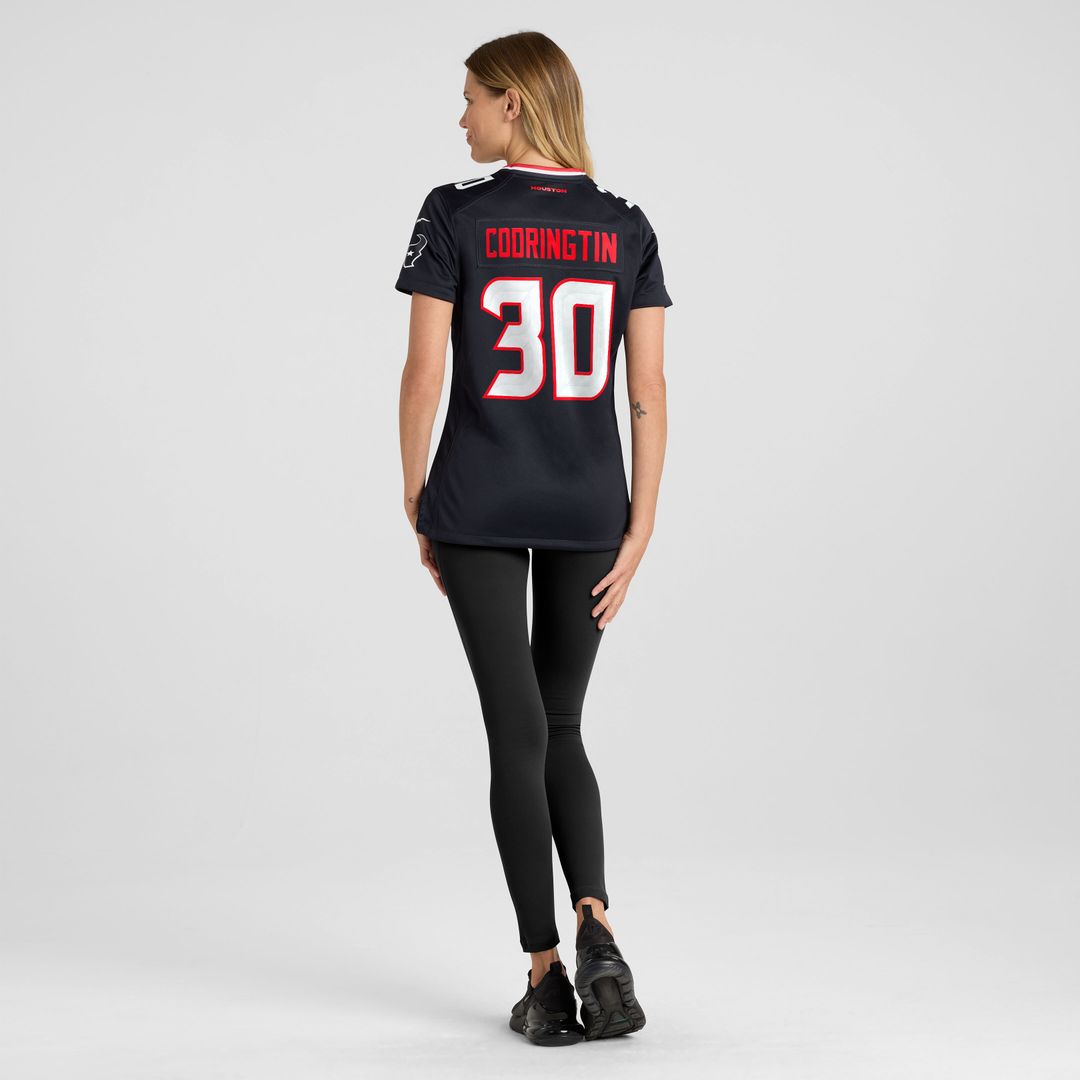 Brandon Codrington Houston Texans Nike Women's Team Game Jersey -  Navy