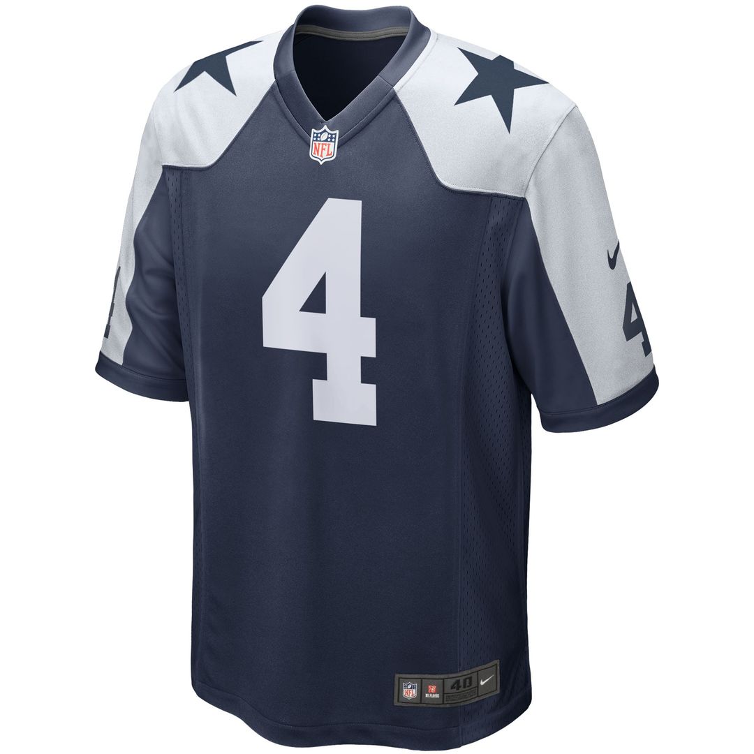Dak Prescott Dallas Cowboys Nike Alternate Game Team Jersey - White
