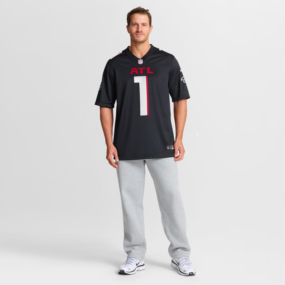 Number 1 Groom Atlanta Falcons Nike Game Jersey - Black