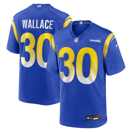 Josh Wallace Los Angeles Rams Nike Game Jersey -  Royal