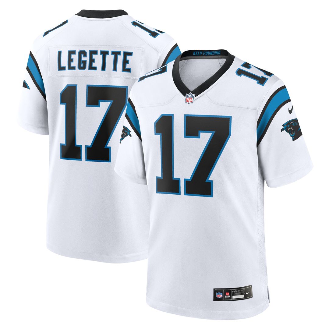 Xavier Legette Carolina Panthers Nike Alternate Game Jersey - Blue