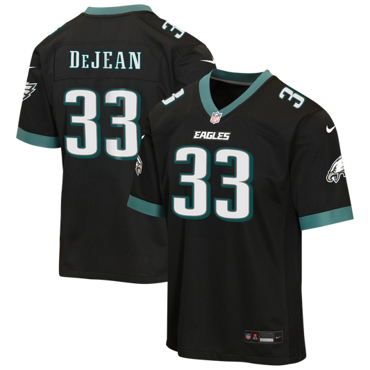 Cooper DeJean Philadelphia Eagles Nike Youth Alternate Game Jersey - Black