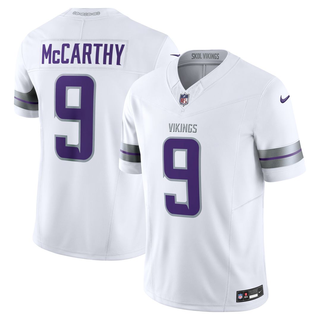 J.J. McCarthy Minnesota Vikings Nike Vapor F.U.S.E. Limited Jersey - Purple