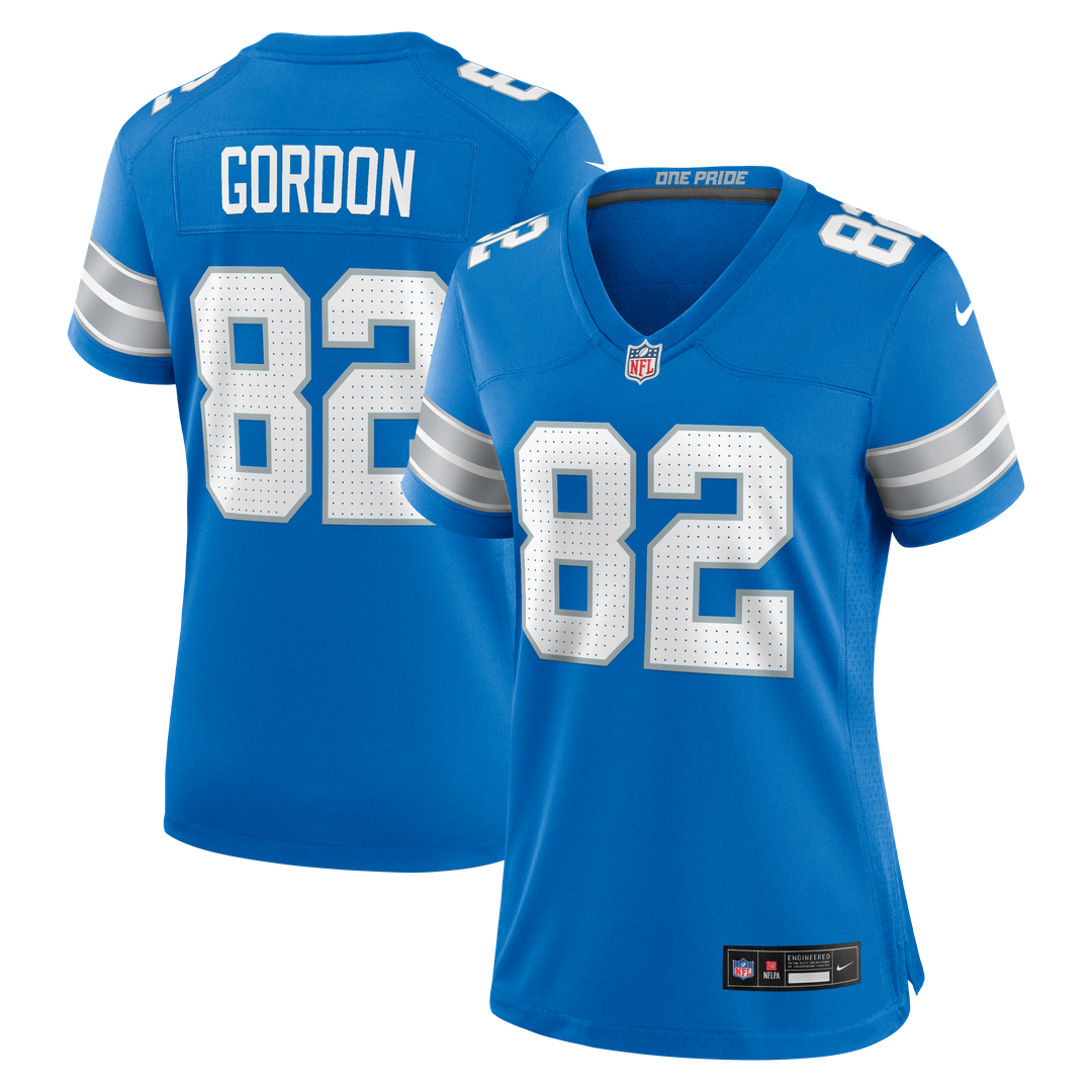 Thomas Gordon Detroit Lions Nike Women's Team Game Jersey -  Blue