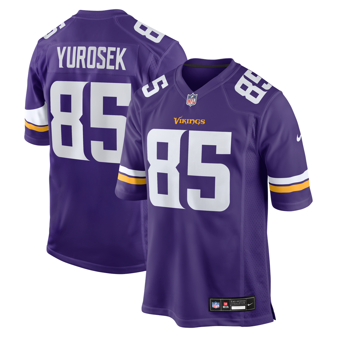 Ben Yurosek Minnesota Vikings Nike Team Game Jersey -  Purple