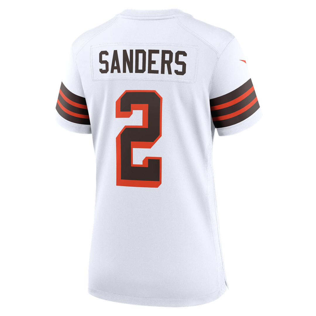 Shedeur Sanders Cleveland Browns Nike Women's Alternate Game Jersey -  White