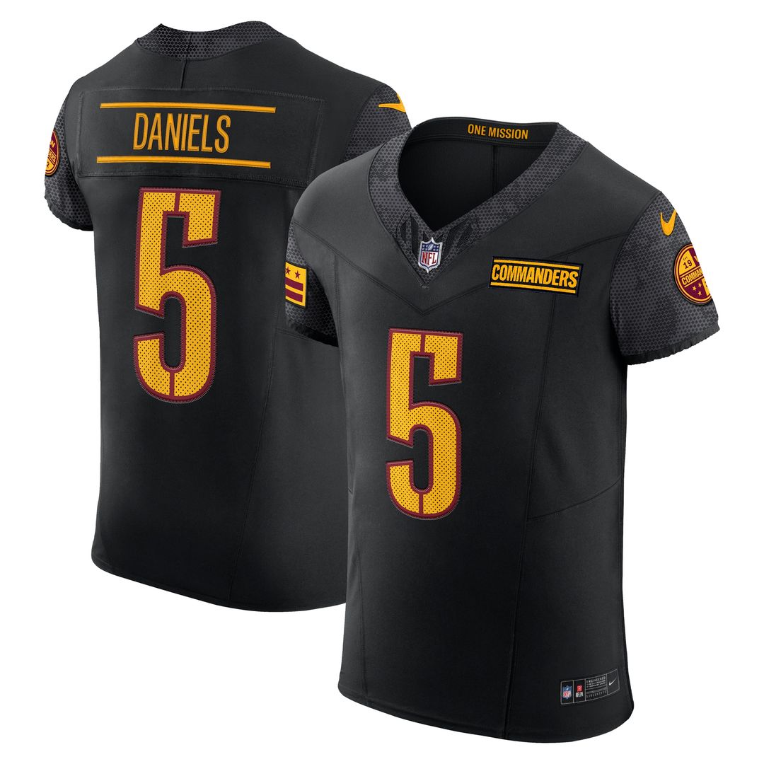 Jayden Daniels Washington Commanders Nike Team  Vapor F.U.S.E. Elite Jersey - Burgundy