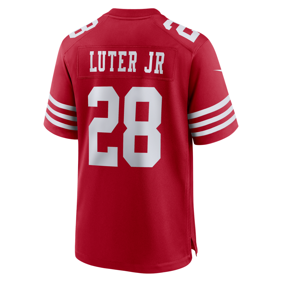 Darrell Luter Jr. San Francisco 49ers Nike  Game Jersey -  Scarlet