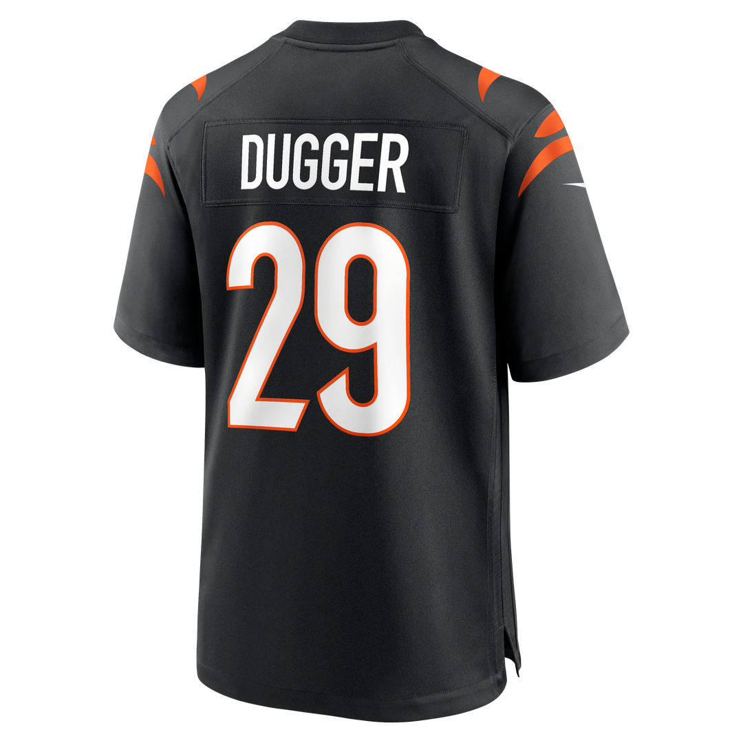 Kyle Dugger Cincinnati Bengals Nike Team Game Jersey -  Black