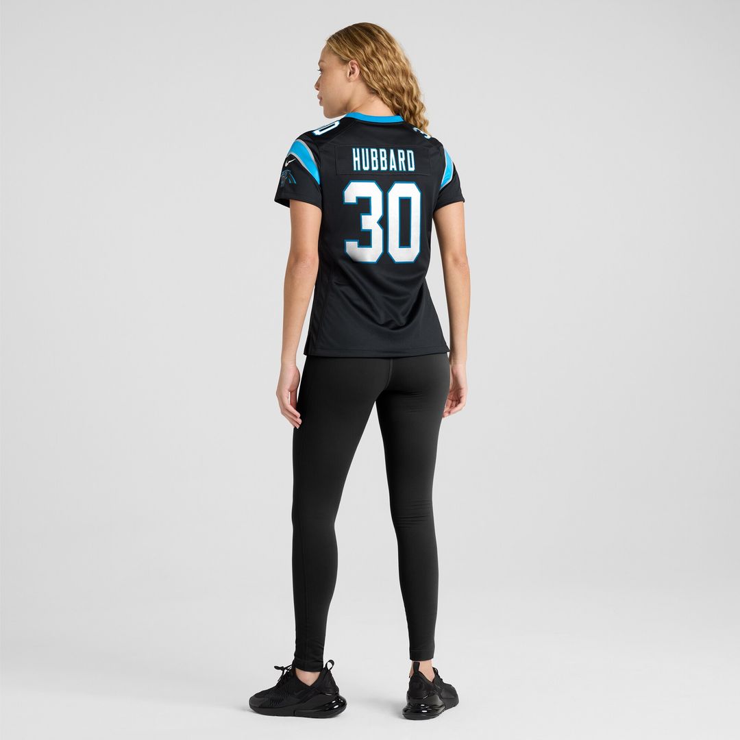 Chuba Hubbard Carolina Panthers Nike Women's Team Game Jersey - Black