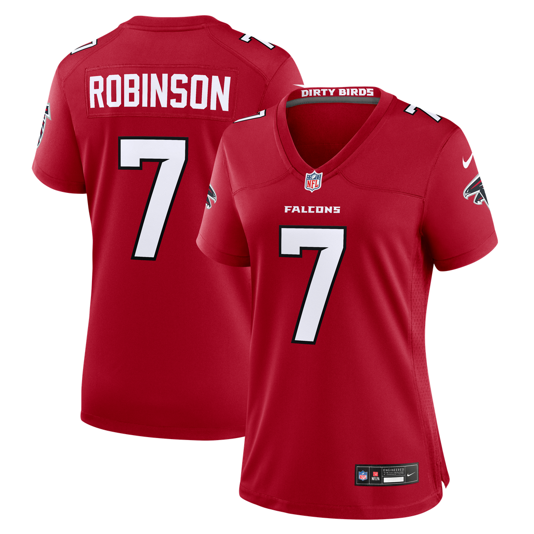 Bijan Robinson Atlanta Falcons Nike Women's Alternate Game Jersey - Black