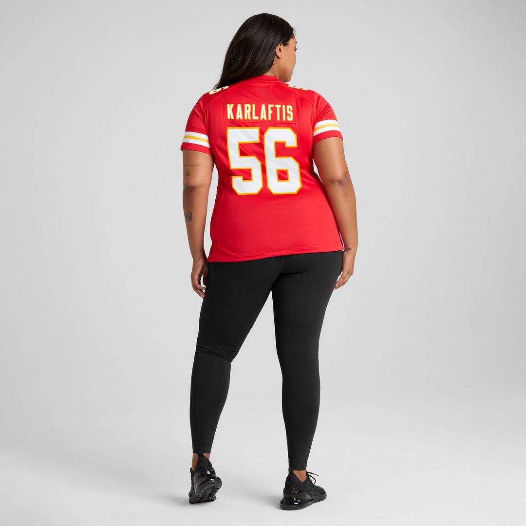 George Karlaftis Kansas City Chiefs Nike Women's Game Player Jersey - Red