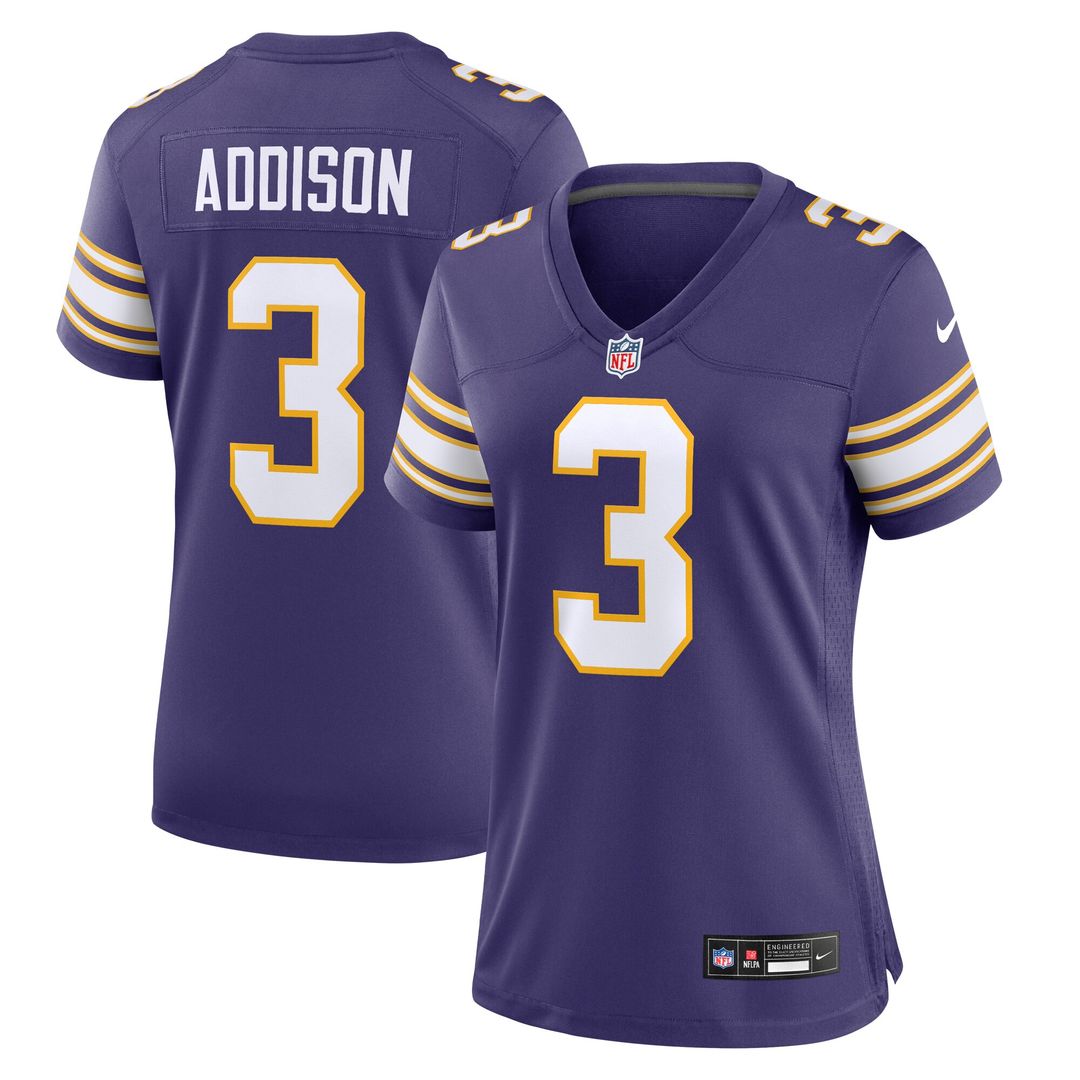 Jordan Addison Minnesota Vikings Nike Women's Alternate Game Jersey -  Purple