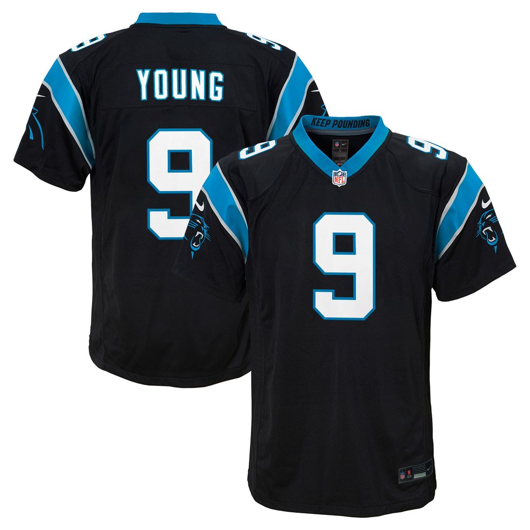 Bryce Young Carolina Panthers Nike Youth Game Jersey - Blue