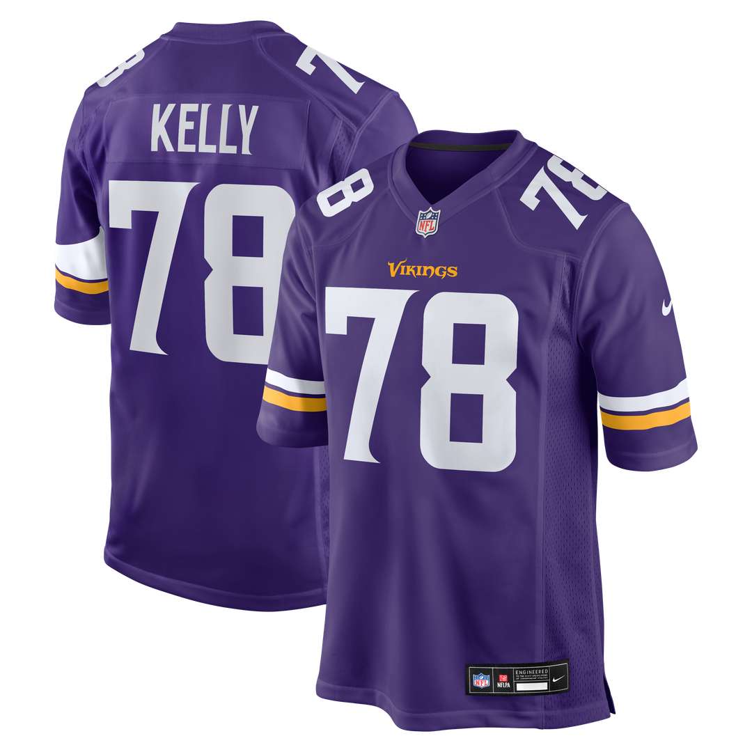 Ryan Kelly Minnesota Vikings Nike Team Game Jersey -  Purple