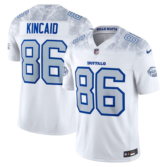 Dalton Kincaid Buffalo Bills Nike 2025 Rivalries Collection Stitched Limited Jersey - White