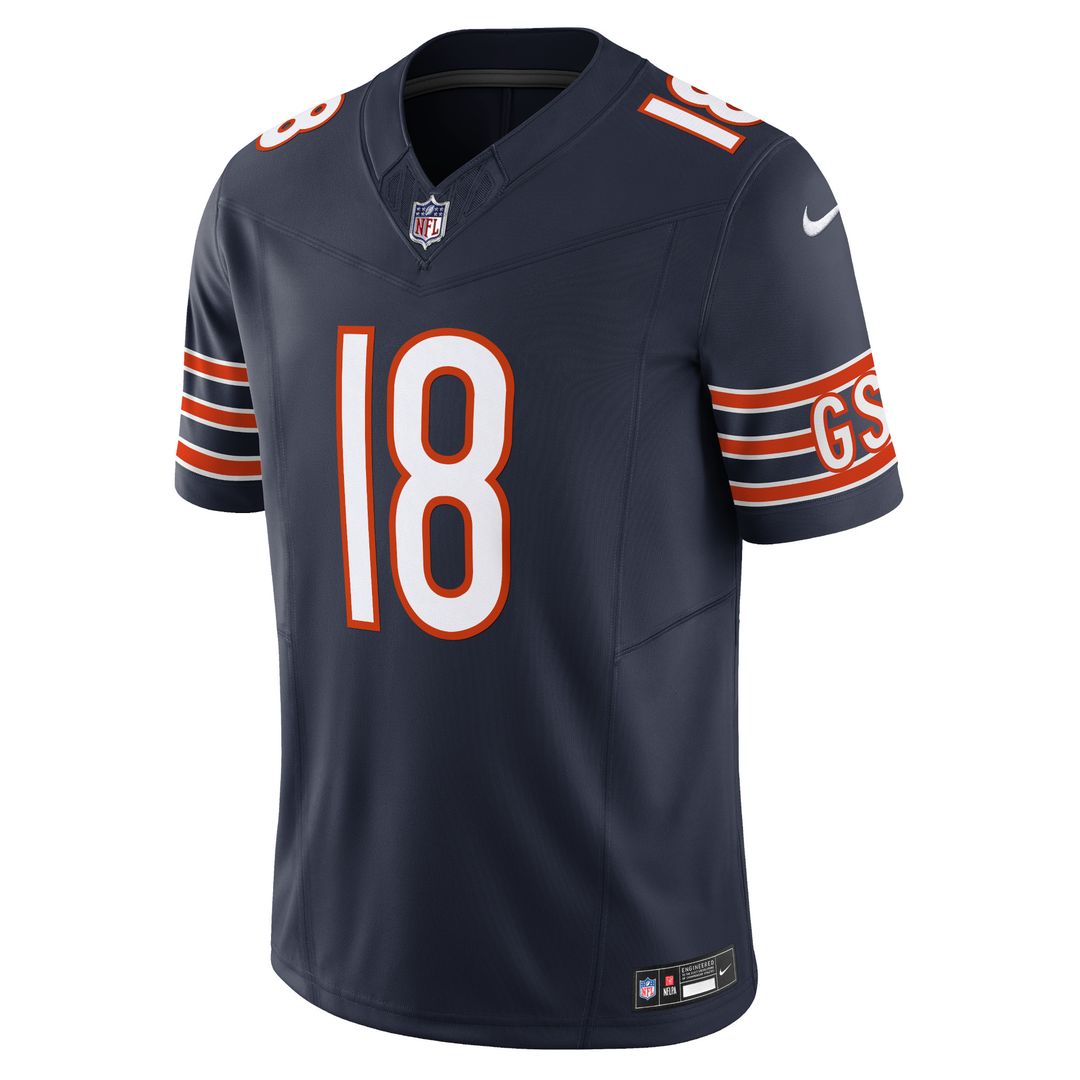Caleb Williams Chicago Bears Nike Vapor F.U.S.E. Limited Jersey - Orange