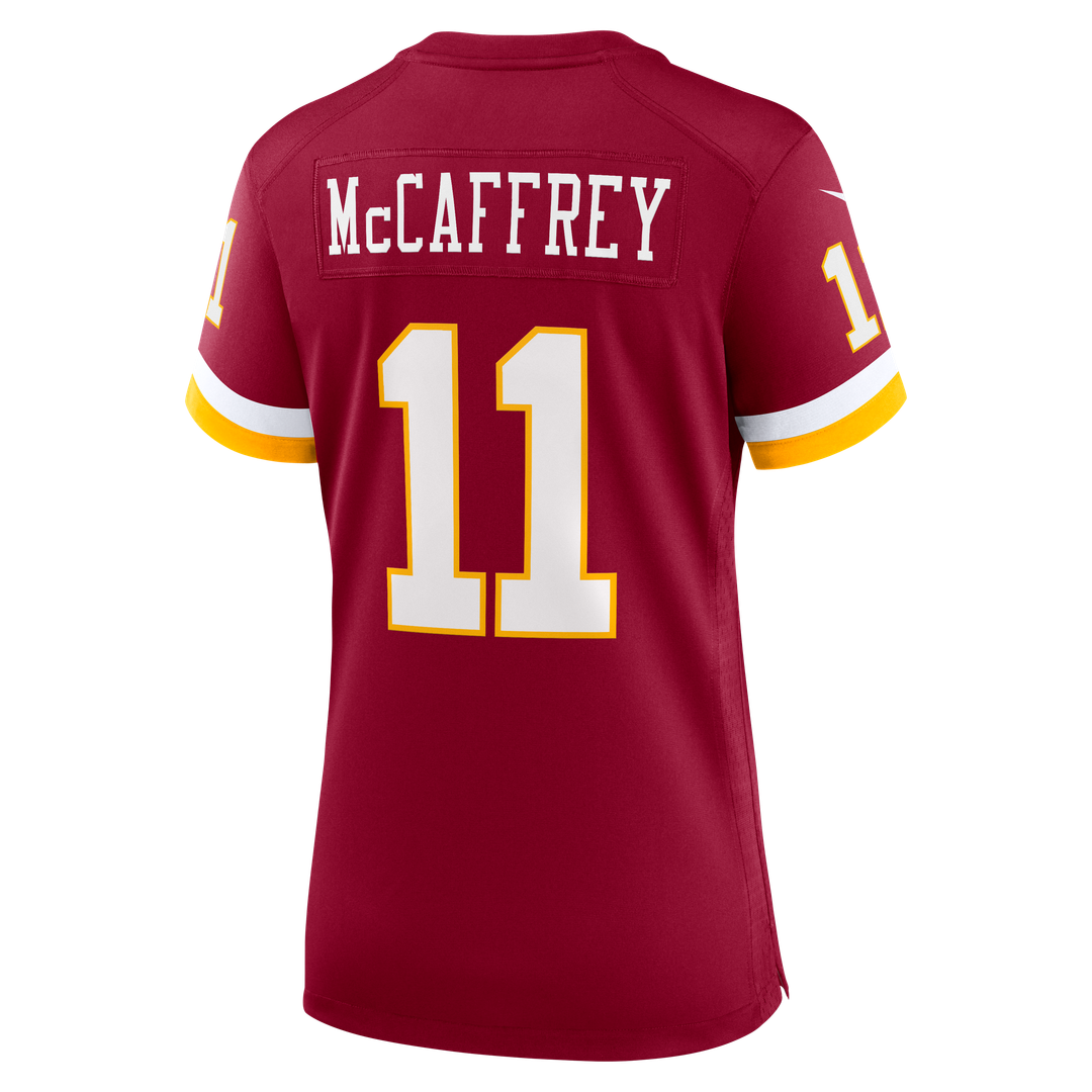 Luke McCaffrey Washington Commanders Nike Women's Hail Raiser Alternate Game Jersey - Black