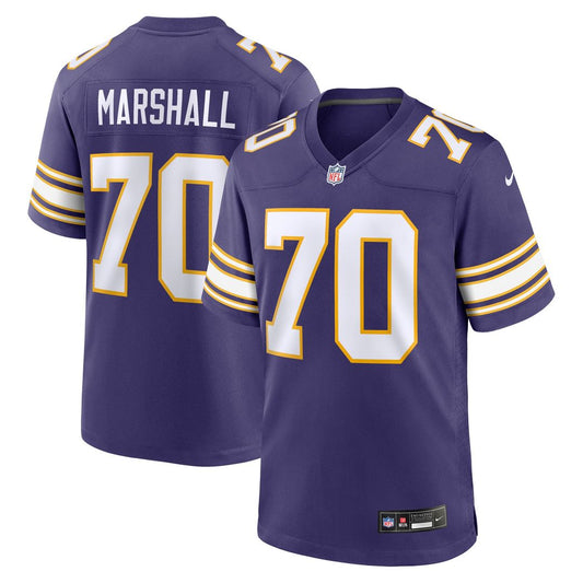 Jim Marshall Minnesota Vikings Nike Retired Player Alternate Game Jersey - Purple