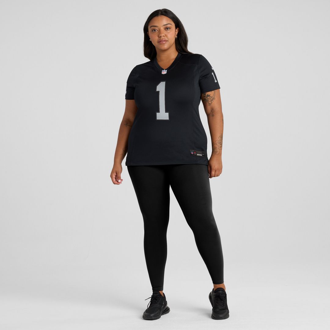 Number 1 Bride Las Vegas Raiders Nike Women's Game Jersey - Black