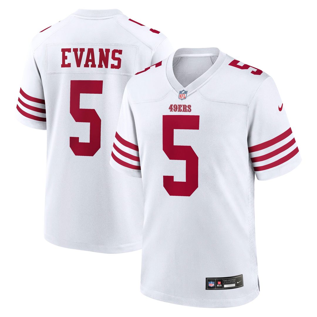 Mike Evans San Francisco 49ers Nike Game Jersey - Men's White