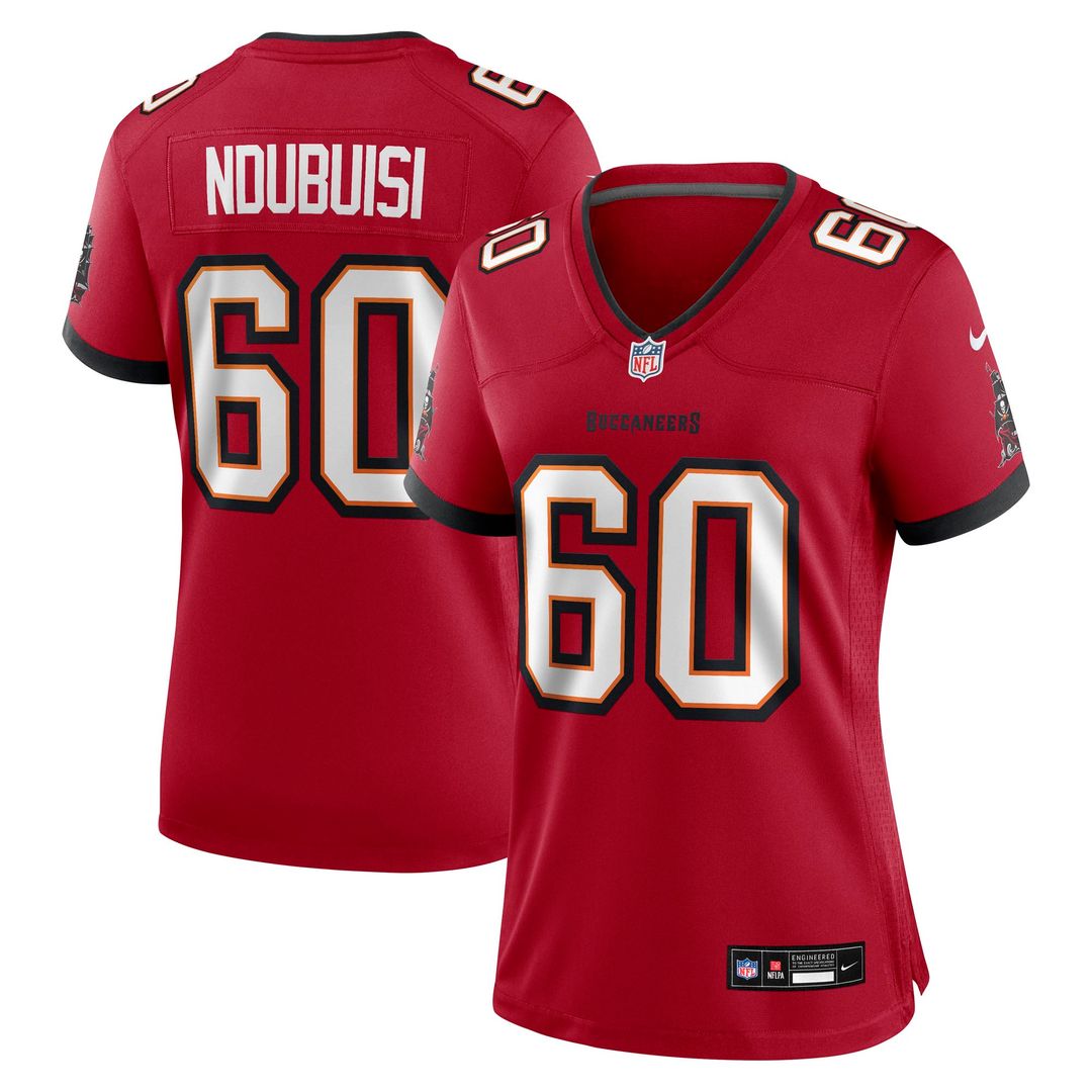 Haggai Ndubuisi Tampa Bay Buccaneers Nike Women's Team Game Jersey - Red