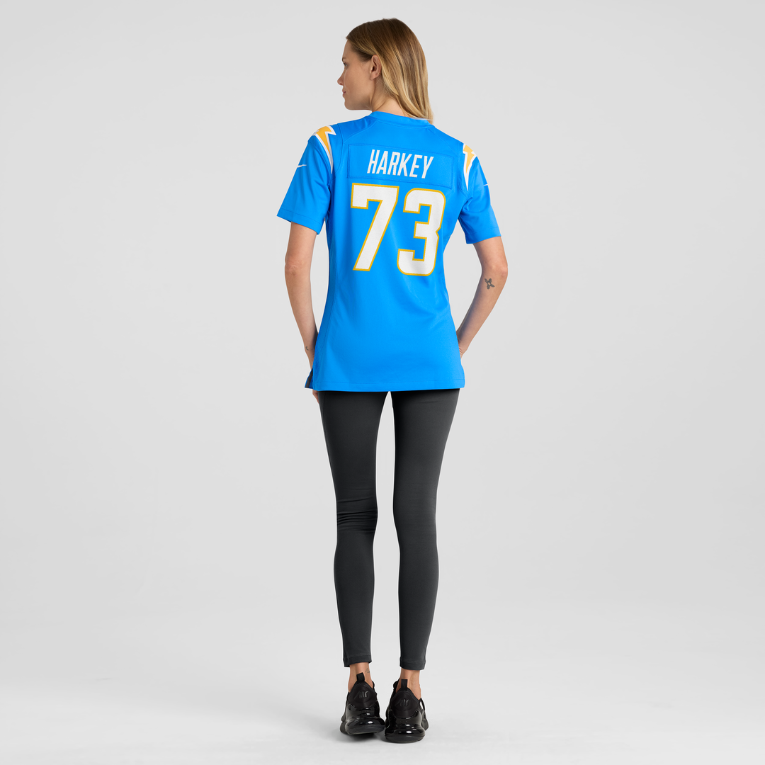 Alex Harkey Los Angeles Chargers Nike Women's Team Game Jersey -  Powder Blue