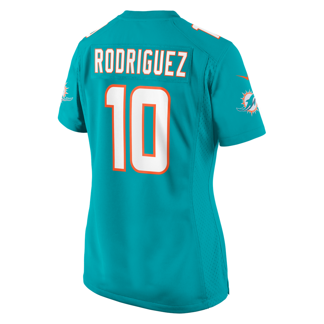 Jacob Rodriguez Miami Dolphins Nike Women's Team Game Jersey - Aqua