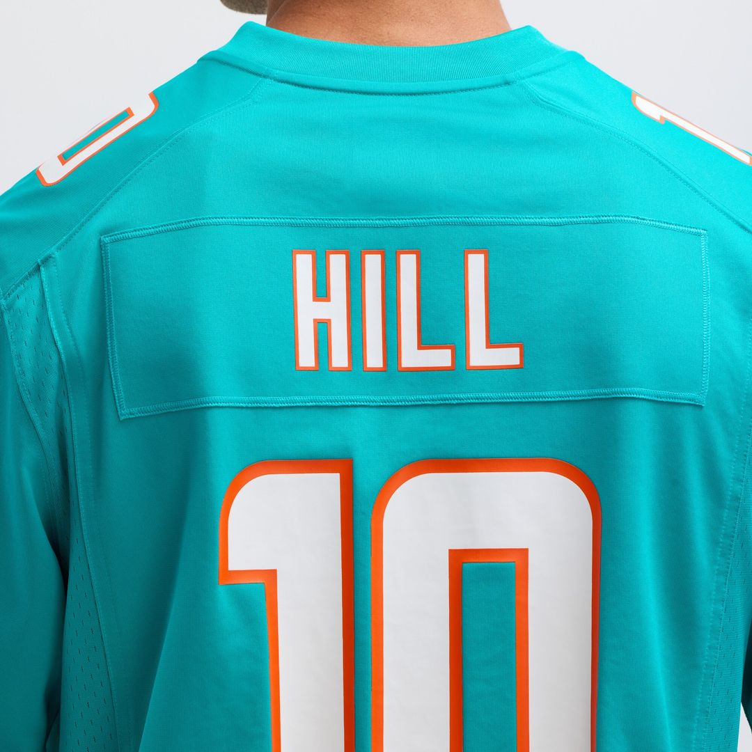 Tyreek Hill Miami Dolphins Nike Game Jersey - Aqua