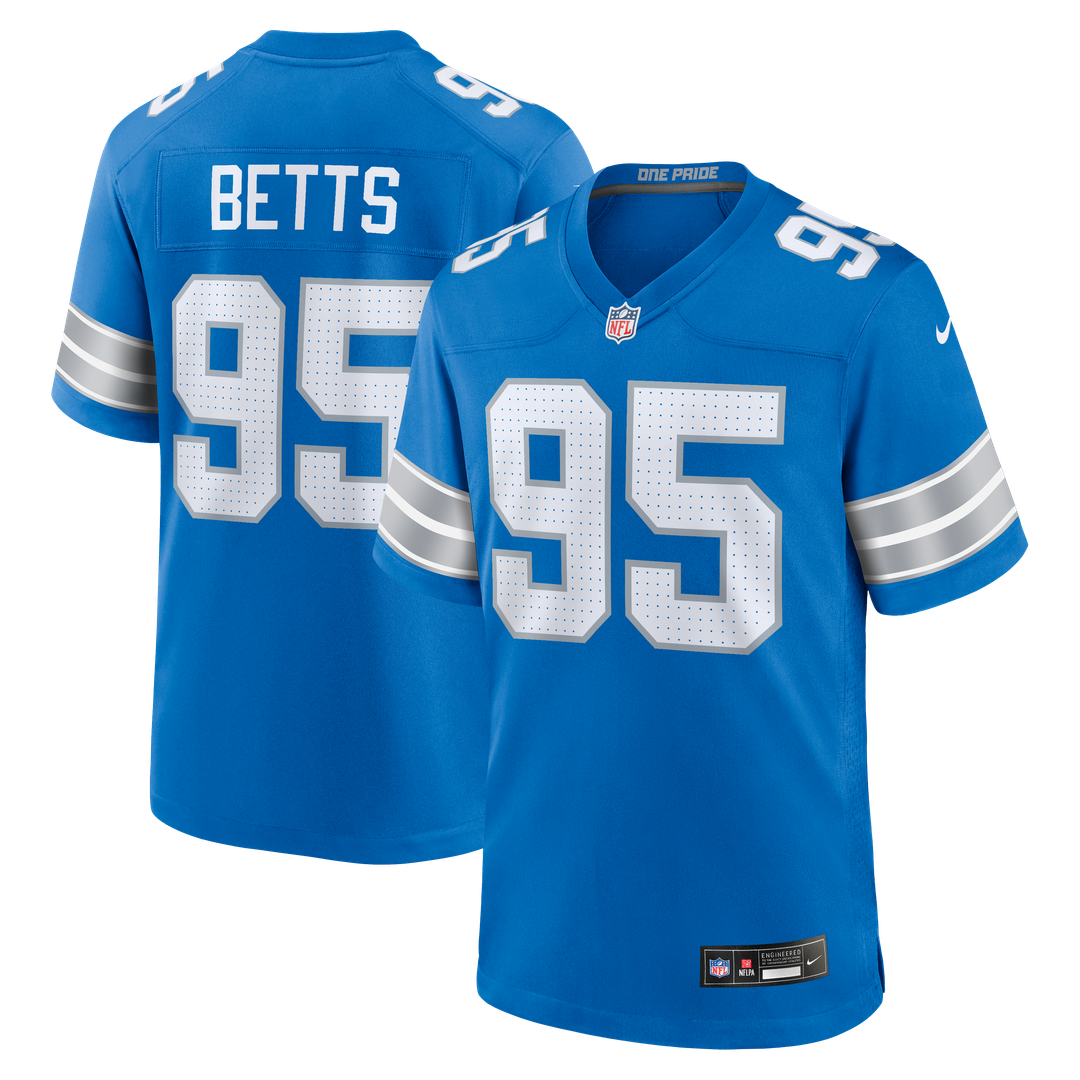 Mathieu Betts Detroit Lions Nike Game Jersey -  Blue