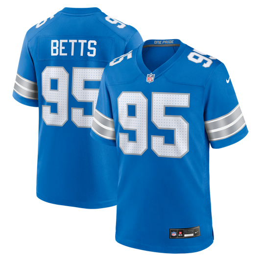 Mathieu Betts Detroit Lions Nike Game Jersey -  Blue